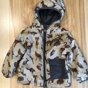 Patagonia baby reversible puff-ball jacket